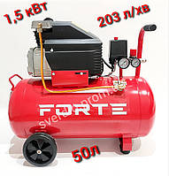 Компрессор Forte FL-50 (1,5 кВт, 203 л/хв, 50л)