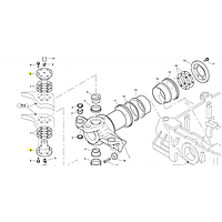 Соединительный палец мини-погрузчика Volvo (2811368)