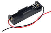 Контейнер (бокс, холдер, кассетница) для 1-ой батарейки типа АА с проводами