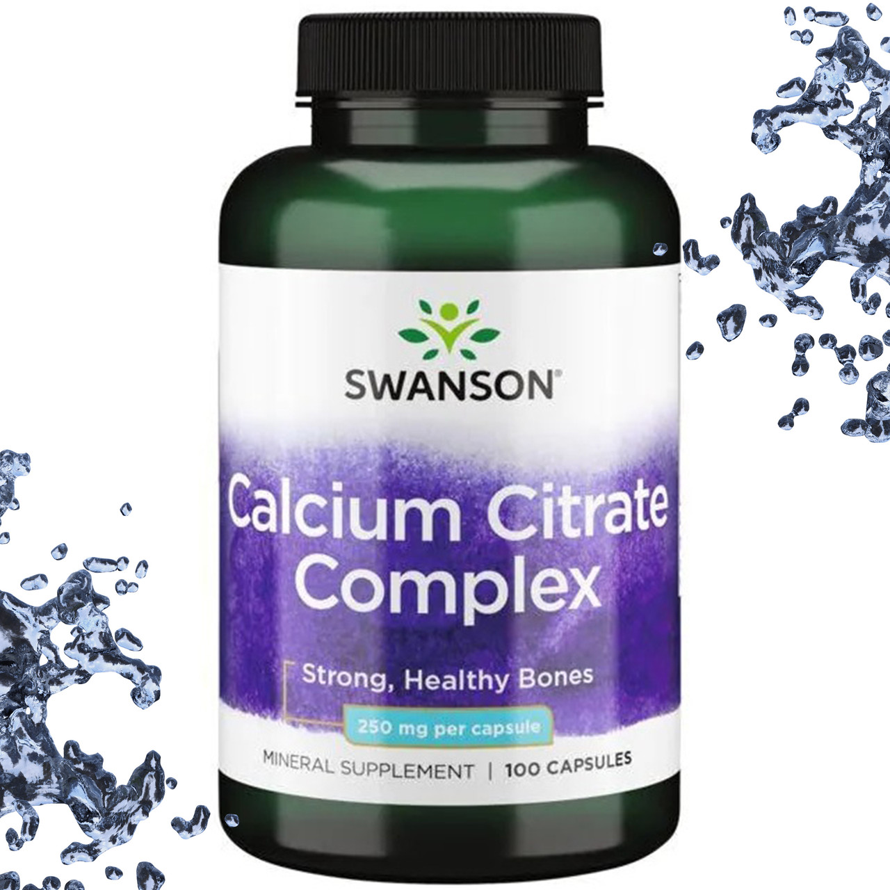Цитрат Кальцію Swanson Calcium Citrate Complex 250 мг 100 капсул