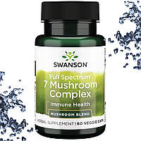 Грибной комплекс Swanson 7 Mushroom Complex 60 вегетарианских капсул