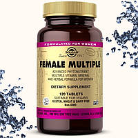 Вітаміни для жінок SOLGAR Female Multiple (для веганів) 120 таблеток