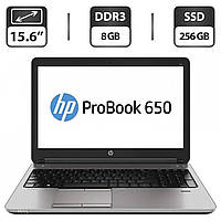 Ноутбук HP ProBook 650 G1/15.6"/Core i5-4210M 2 ядра 2.6GHz/8 GB DDR3/256GB SSD/HD Graphics 4600/Webcam