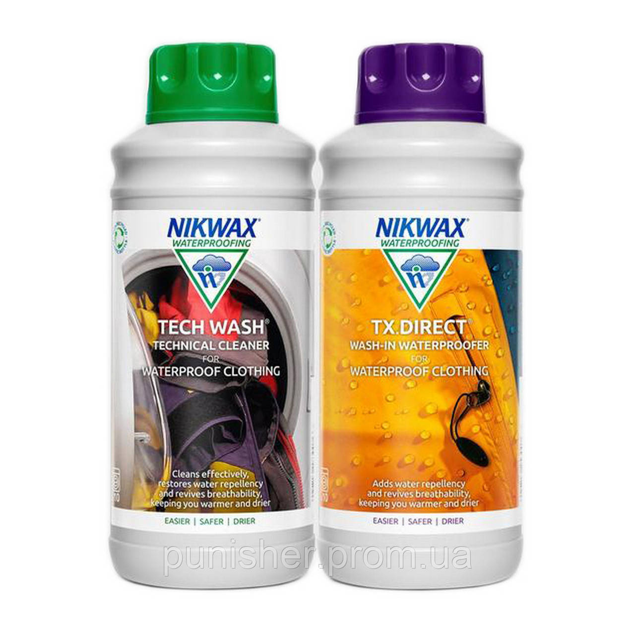 Комплект Nikwax для догляду за мембранними тканинами 1L, Білий (ID ...