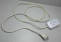 Подовжувач мережевий фільтр Б/К Мережевий подовжувач 2 розетки 1.5 — 2.0 м