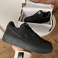 Женские Кроссовки Nike Air Force 1 x Stussy Black 36-37-38-39