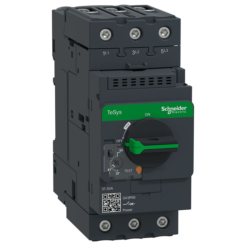 Автомат захисту двигуна Schneider Electric TeSys 37-50А 22 кВт Everlink (GV3P50)