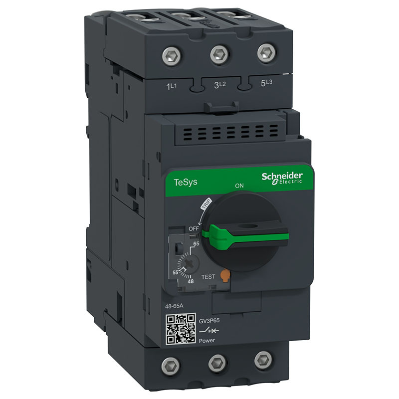 Автомат захисту двигуна Schneider Electric TeSys 48-65А 30 кВт Everlink (GV3P65)