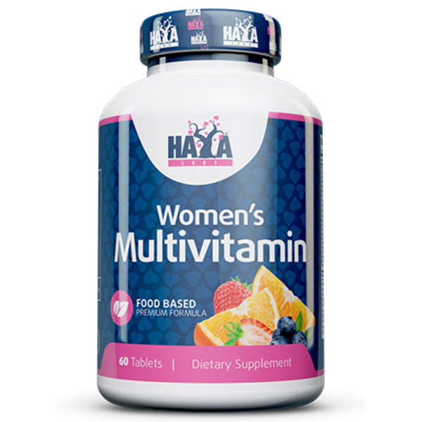 Food Based Women's Multivitamin Haya Labs, 60 таблеток
