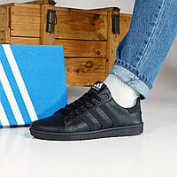 РАСПРОДАЖА! Кроссовки Sport Age по типу Adidas черные 42(27.5 см)