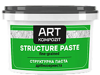 Структурна паста художня Дрібнозерниста Біла DECO Kompozit 300 мл