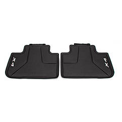 Килимки BMW X4 (G02) 2018-, задні в салон гумові оригінал (51472451586)