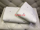 Рушник махровий білий  для рук та обличчя Cestepe Microcotton 50*90 см з вишитими сердечками, фото 5