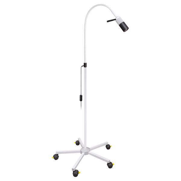 Оглядова LED лампа, фокус, з ручкою та підставкою, біла, Luxamed, фото 1