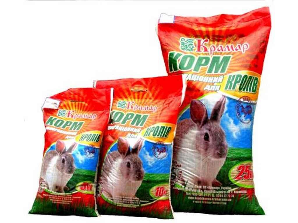 Комбікорм для кролів з трав.мукою (до 150 днів)/гр. КК 94-1 25кг ТМ КРАМАР BP