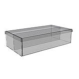 Коробка акрилова EKOSTAR  260х140х65 з кришкою, фото 3
