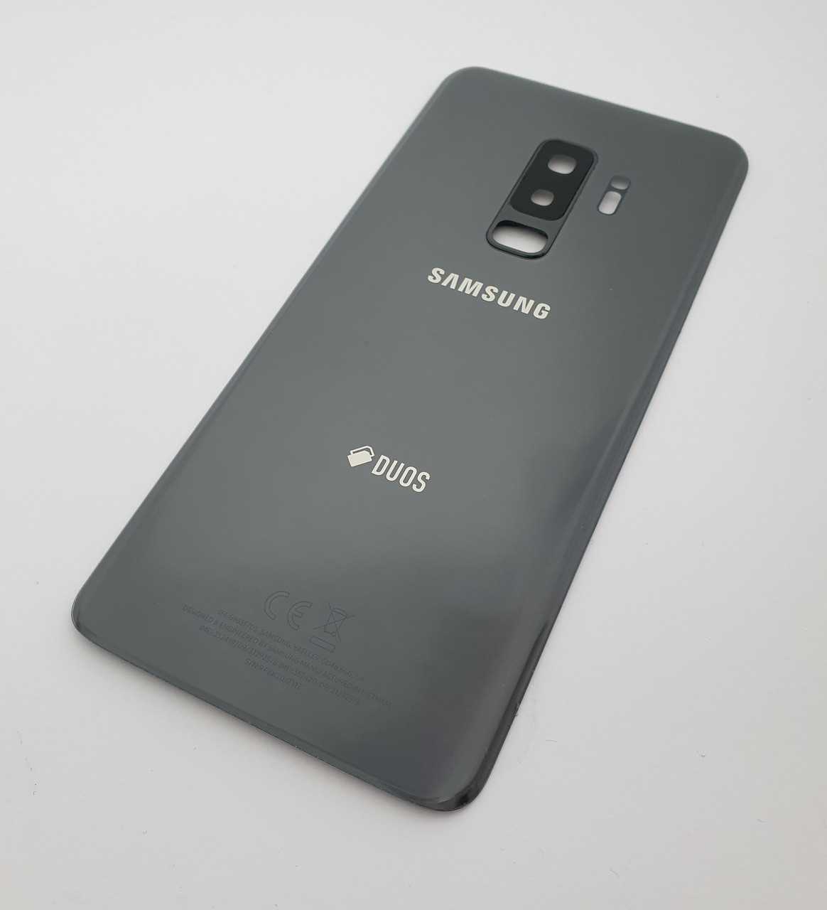 Кришка samsung s9+ sm-g965f чорна сервісний оригінал з розборки