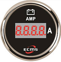 Цифровой амперметр лодочный ECMS PEA-BS±150A диаметр 52мм черный 800-00169