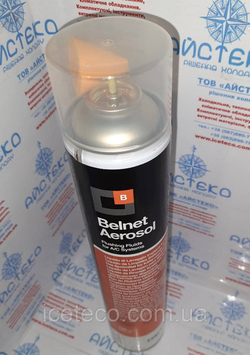 Промивочна рідина для кондиціонерів Belnet Aerosol, (Аерозольний балон з гумовим конусом), ,TR1009.YW.M0 Errrecom