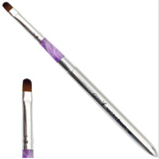 Пензлик закруглений для нарощування та дизайну нігтів №6, фото 1