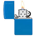 Zippo Classic Sky Blue Matte Zippo Logo 48628ZL, запальничка зипо лого, фото 3