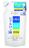 Лосьон-молочко для лица 3 в 1 с гиалуроновой кислотой и UV-защитой SPF5 Simple Balance Utena, 200 ml