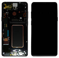 Дисплей + сенсор Samsung G965 Galaxy S9 Plus Черный с рамкой Оригинал 100% SERVICE PACK GH97-21691A