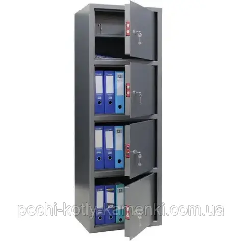 Офісний сейф СО-1600/4К (160х45х40 см) 2-3 мм на чотири секції, фото 1