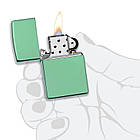 Zippo Classic High Polish Green 28129, запальничка зипо зелена, фото 3