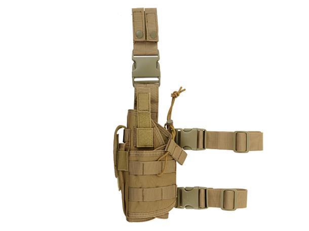 Універсальна кобура на ногу 8Fields для лівші — Coyote (M51613028L-TAN)
