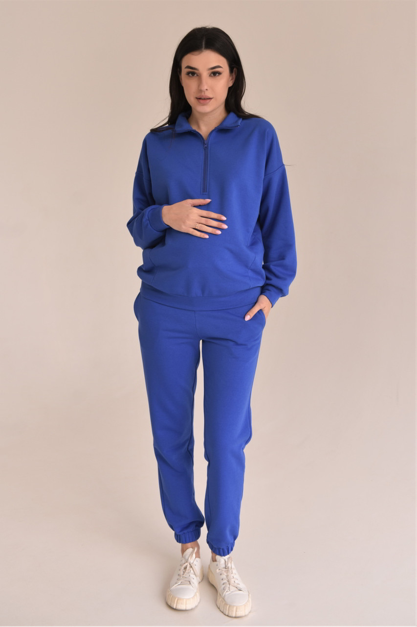 Спортивний костюм для вагітних та годування, синій S, фото 1