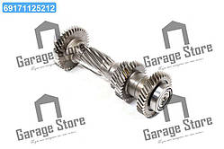 Вал проміжний КПП  3302 5-ст. у зборі (підшипники вир-во RIDER) RIDER RD3302-1701310