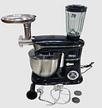 Кухонний комбайн DSP 3 в 1 Тестомес М'ясорубка Блендер 1300 ватт, фото 2