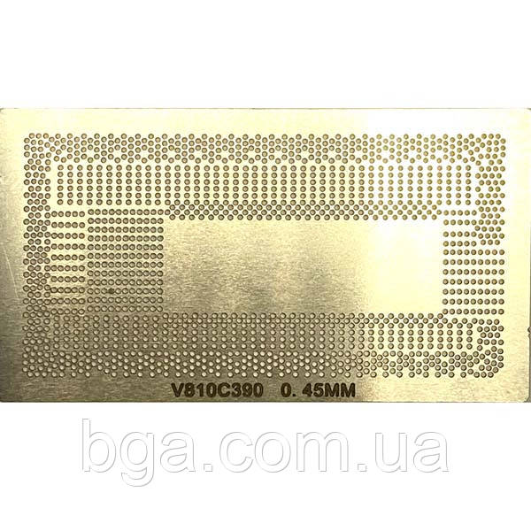 Трафарет BGA Intel 4205U SRFG2, 4305U SRFA5, 5405U SRFG1, i3-8145U SRD1V, SRD1W, i5-8265U SREJR, SREJQ, SRFFX