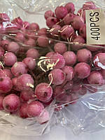 Калина сахарная (Светло-розовая) Ø12мм, 400 ягодок