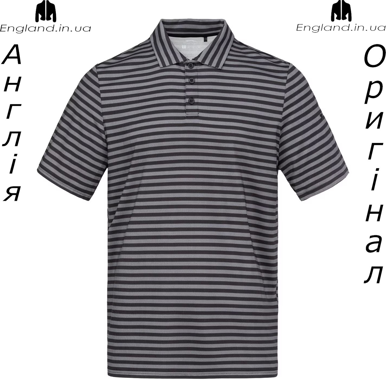 Поло чоловіча Slazenger (Слазенгер) з Англії - в смужку, фото 1