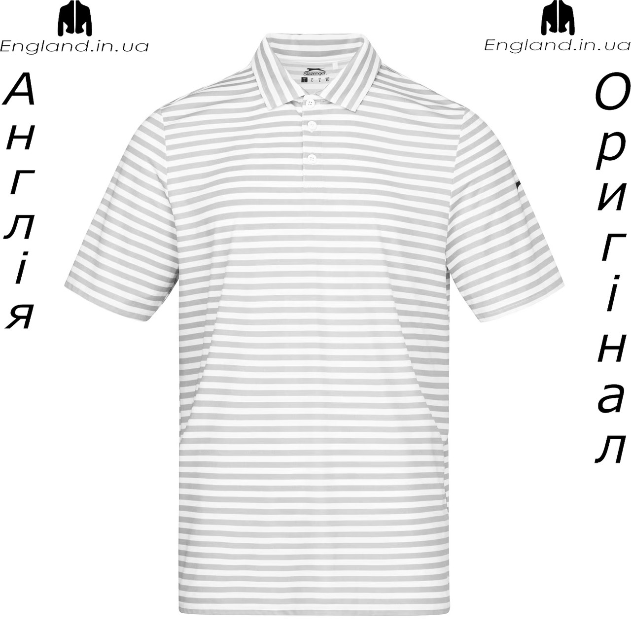 Поло чоловіча Slazenger (Слазенгер) з Англії - в смужку, фото 1