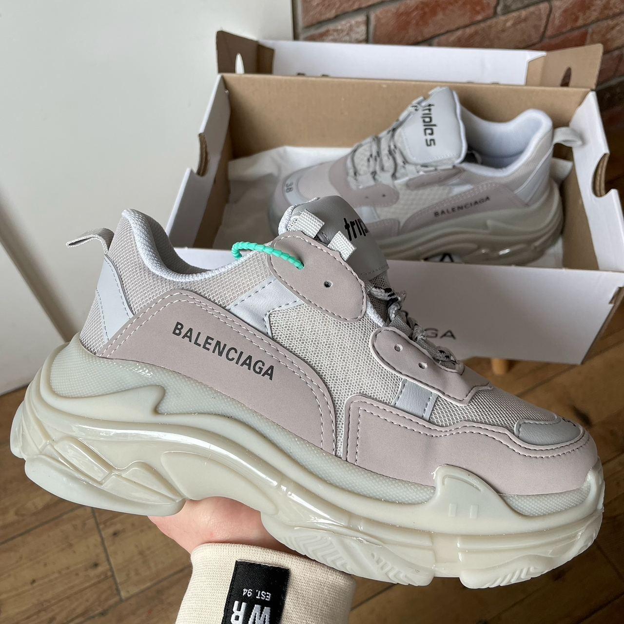 Жіночі Кросівки Balenciaga Triple S Clear Sole Grey 36-37-38-39-40