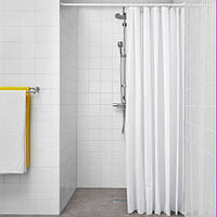 Завіса для ванної водовідштовхуюча біла 180 на 200 см.