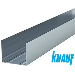 Профіль напрямний для стін та стель Knauf UD-27 (0.6 мм), 3 м