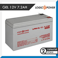 Аккумуляторная батарея гелевая LPM-GL 12V 7.2AH