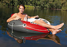 Надувне коло Intex 56825 (135 см) (Червоне), фото 4