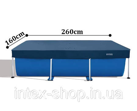 Тент для прямокутного басейну Intex 28036 (260x160см), фото 2