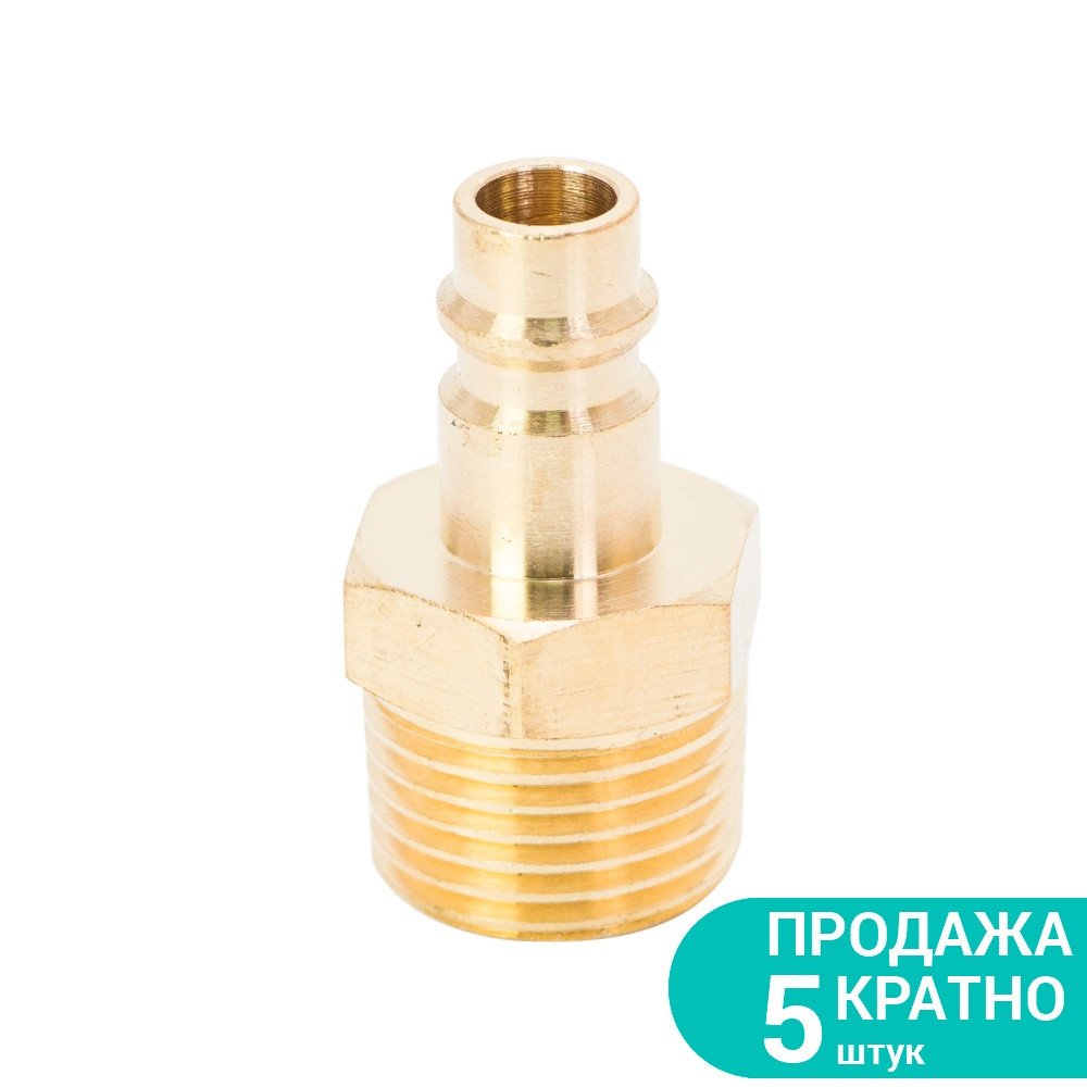 Штуцер із зовнішнім нарізним з'єднанням MT 1/2" (латунь) SIGMA (7022531)