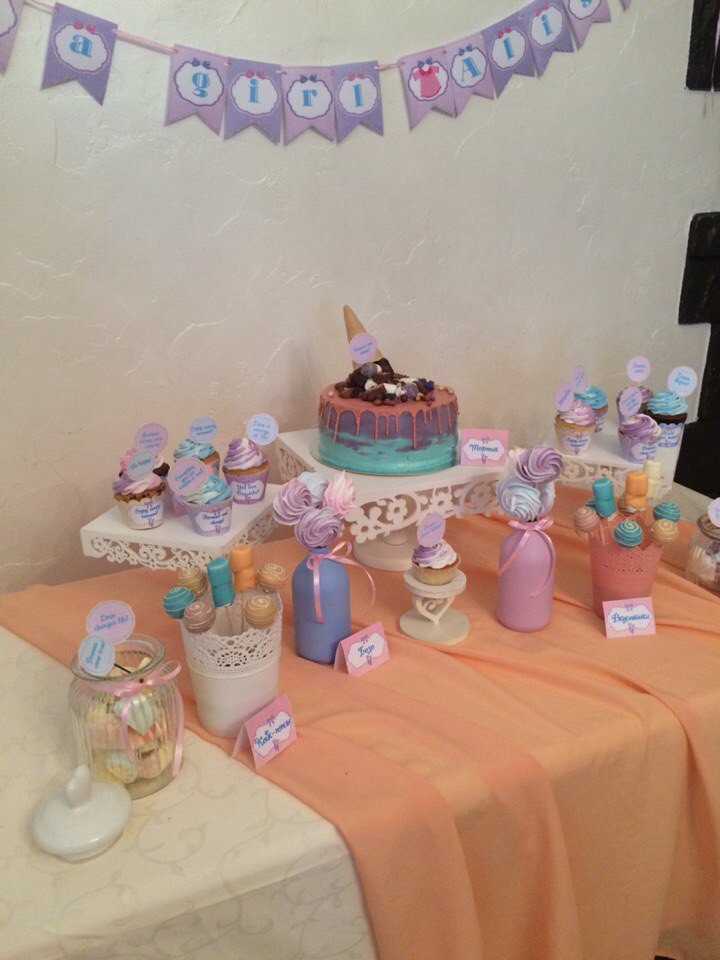 Кенди бар (Candy bar) "Baby shower"