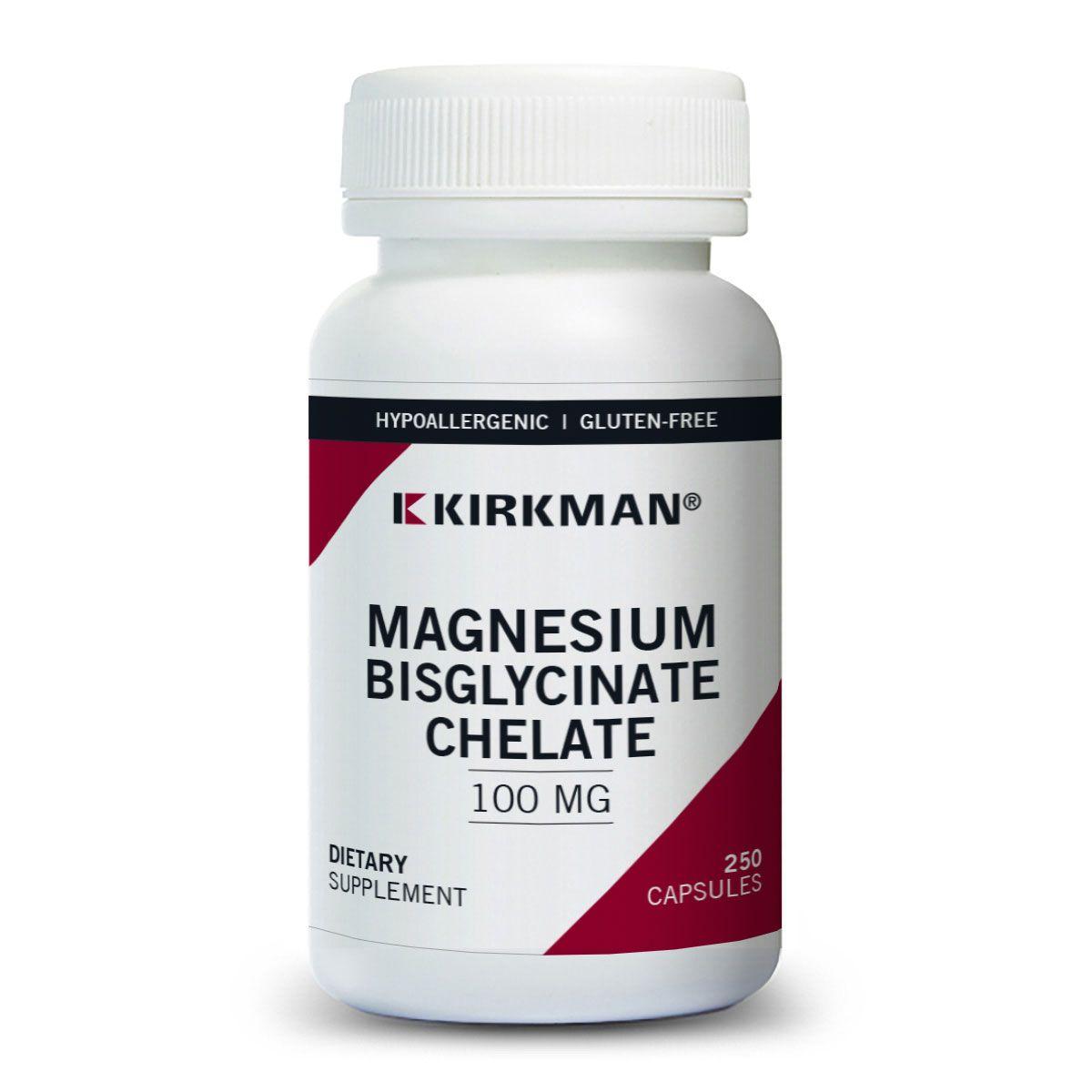 Kirkman Labs Magnesium Bigglycinate Chelate / Магній бігліцинат хелат 250 капсул