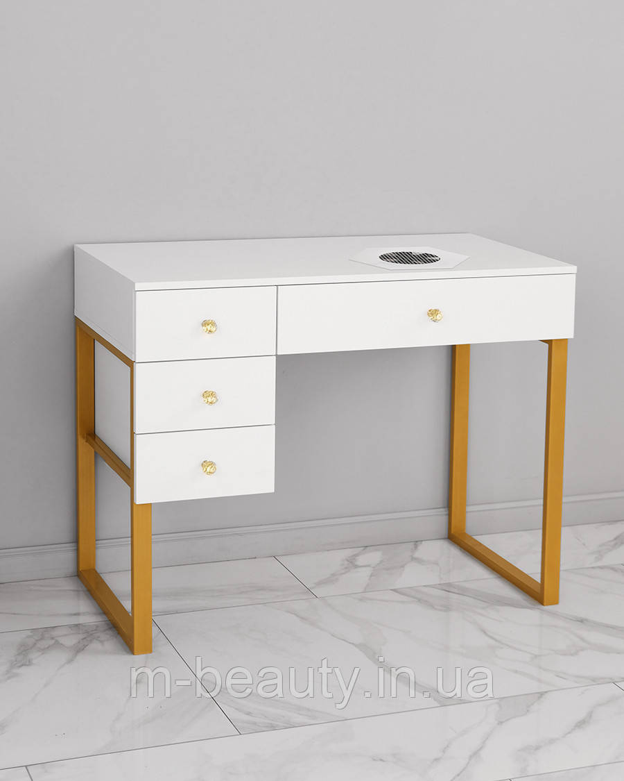 Манікюрний стіл лофт для салону краси Манікюрні столи для майстрів перукарень (100х80х50см) мод 154, фото 1