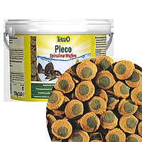 Корм для аквариумных рыб, Tetra Pleco Spirulina Wafers 200ml/100г (развес). Корм для донных рыб