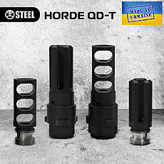 Глушник HORDE QD-T SMALL Калибр: .223, .30, 7.62, 6.5, .243, 5.45, .308, 30-06, .300, 5.56, фото 4