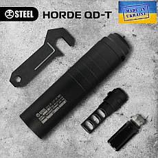 Глушник HORDE QD-T SMALL Калибр: .223, .30, 7.62, 6.5, .243, 5.45, .308, 30-06, .300, 5.56, фото 5